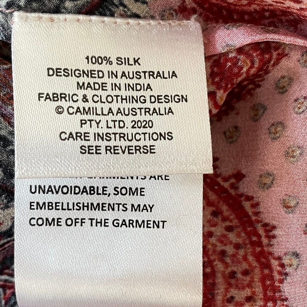 Crystal-embellished Printed Silk Crepe De Chine Mini Dress from CAMILLA - Picture 15 of 15